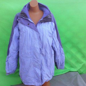 COLUMBIA  women's  3 in1 interchange blue  coat jacket size--M